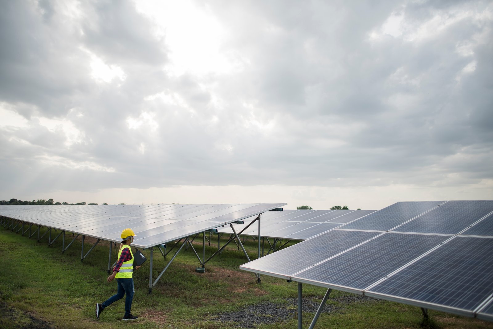 Ground mounted solar installation